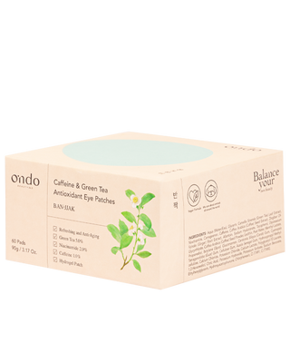 Caffeïne & Groene Thee Antioxidant Oogpatches 60st